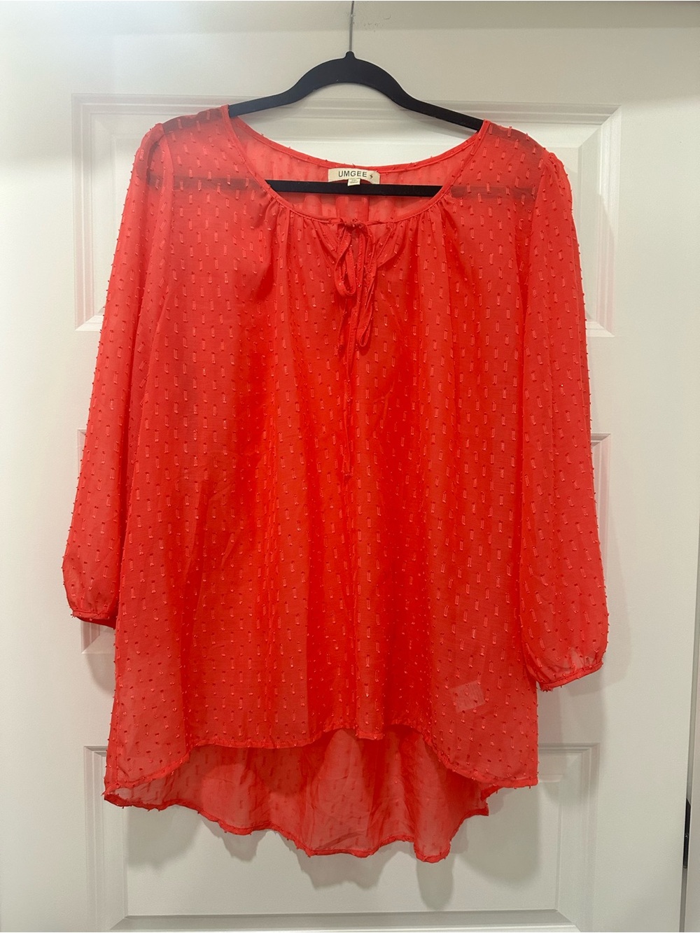 Umgee Women’s Coral Blouse Size 2XL